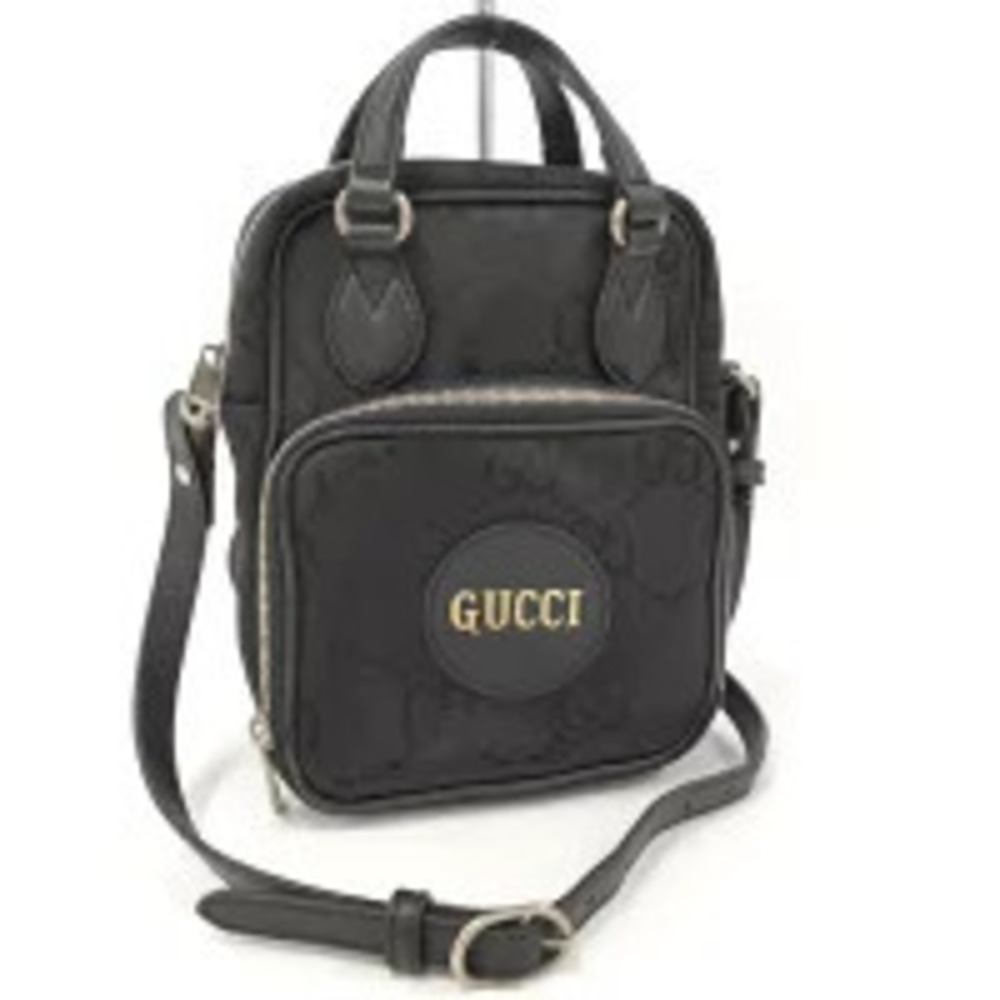 Gucci Off the Grid Shoulder Bag Canvas Black